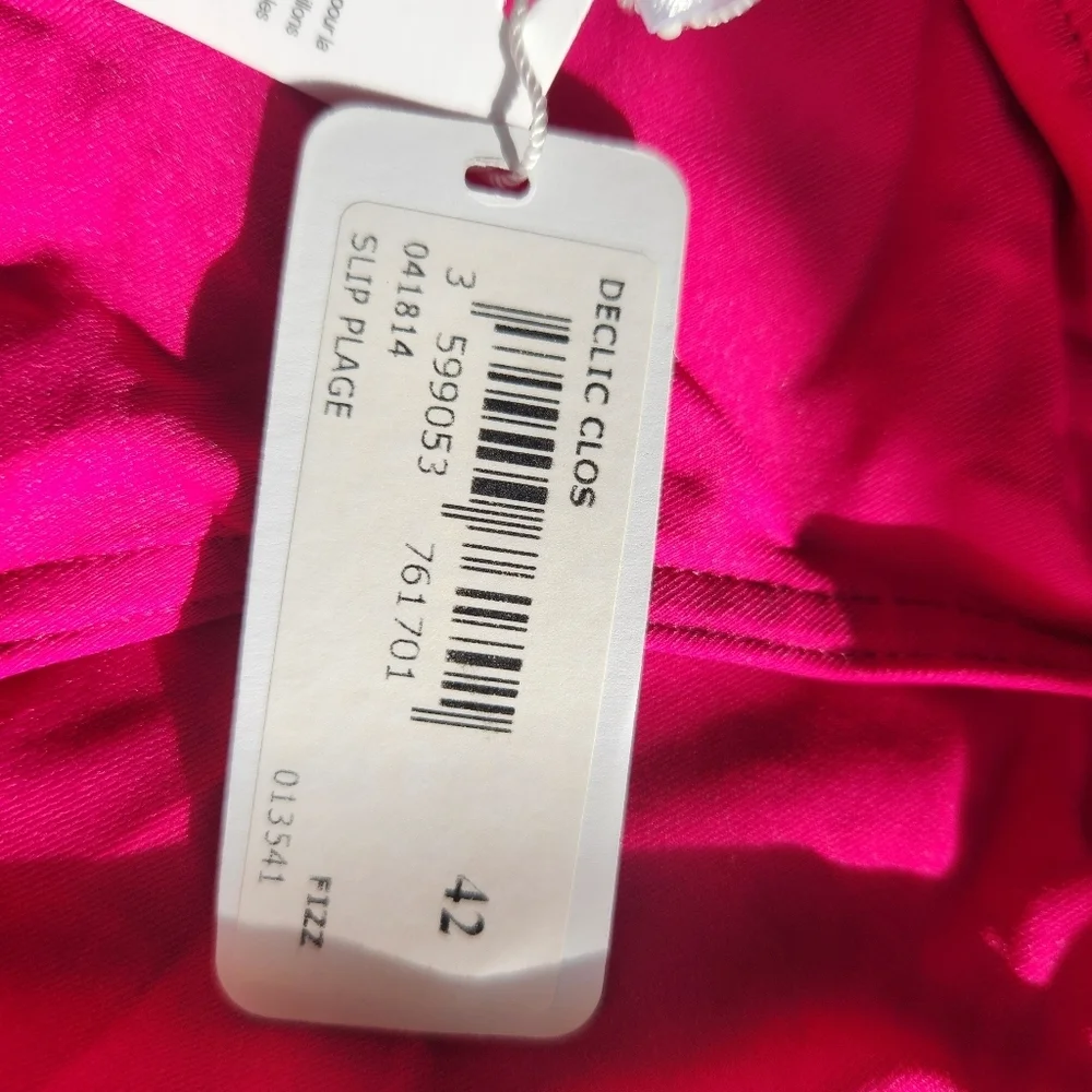 Eres Pink Delic Cros Bikini Bottom Size 10 New With Tags